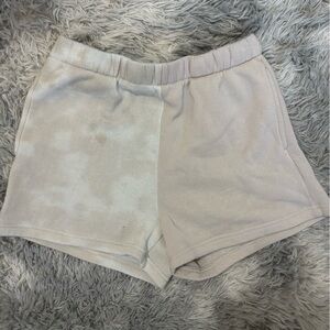 Light Beige Sweat Shorts